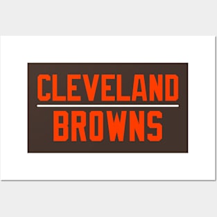 Cleveland Browns Small Logo Posters and Art